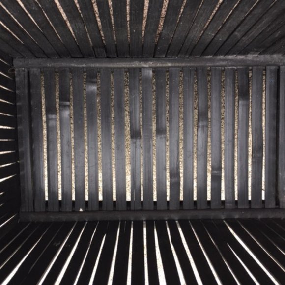 Black Bamboo Rattan Rustic Cane Basket 9x12 - Picture 13 of 13